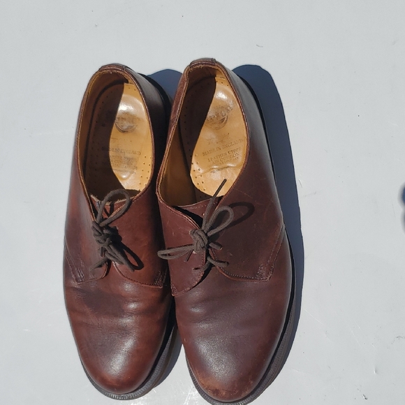 Dr. Martens Brown Leather Oxfords Classic Design Men's 11 - Picture 4 of 12
